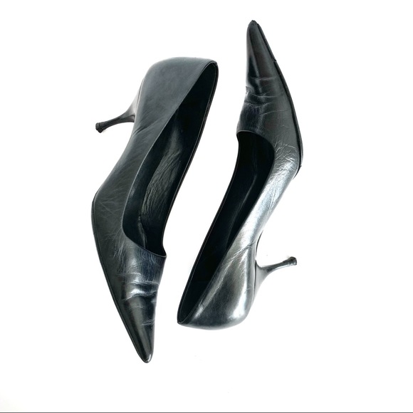 Prada Leather Stiletto Medium Pumps Size 39 - Picture 5 of 7